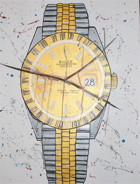 watch painting rolex|Rolex Watch Painting .